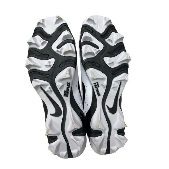 Nike Men's 11 Alpha Huarache Keystone 4 RM Baseball Cleats Black/White Sports - Picture 9 of 9